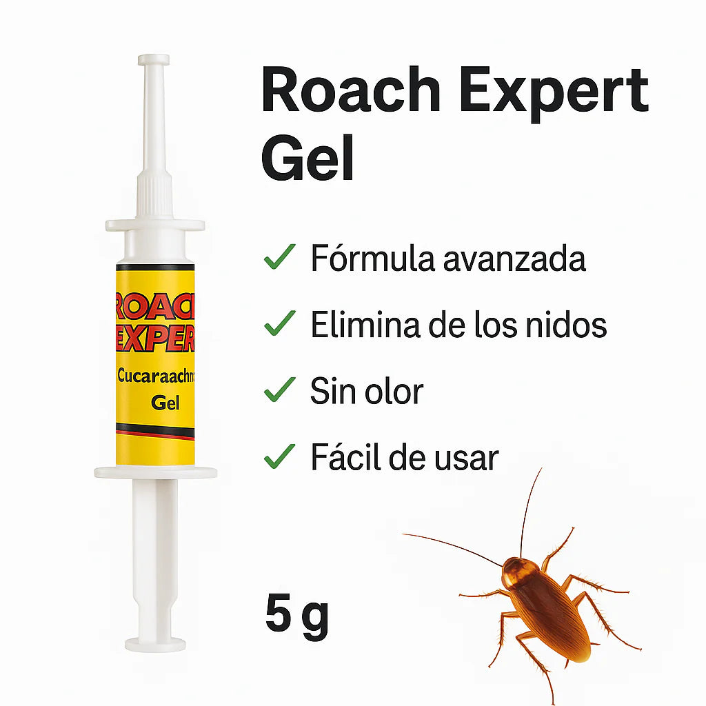 ROACH EXPERT GEL eliminador de cucaracha 5 gramos