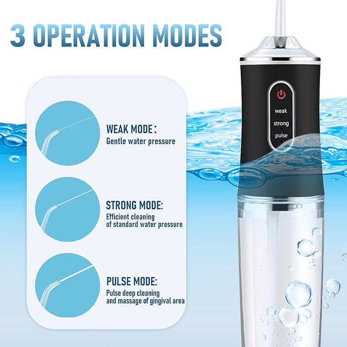 IRRIGADOR ORAL PORTÁTIL – LIMPIEZA PROFESIONAL EN CASA