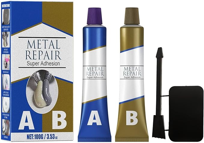 Spray sellador negro + Liquido reparador de metal